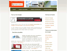 Tablet Screenshot of energie-online.fr